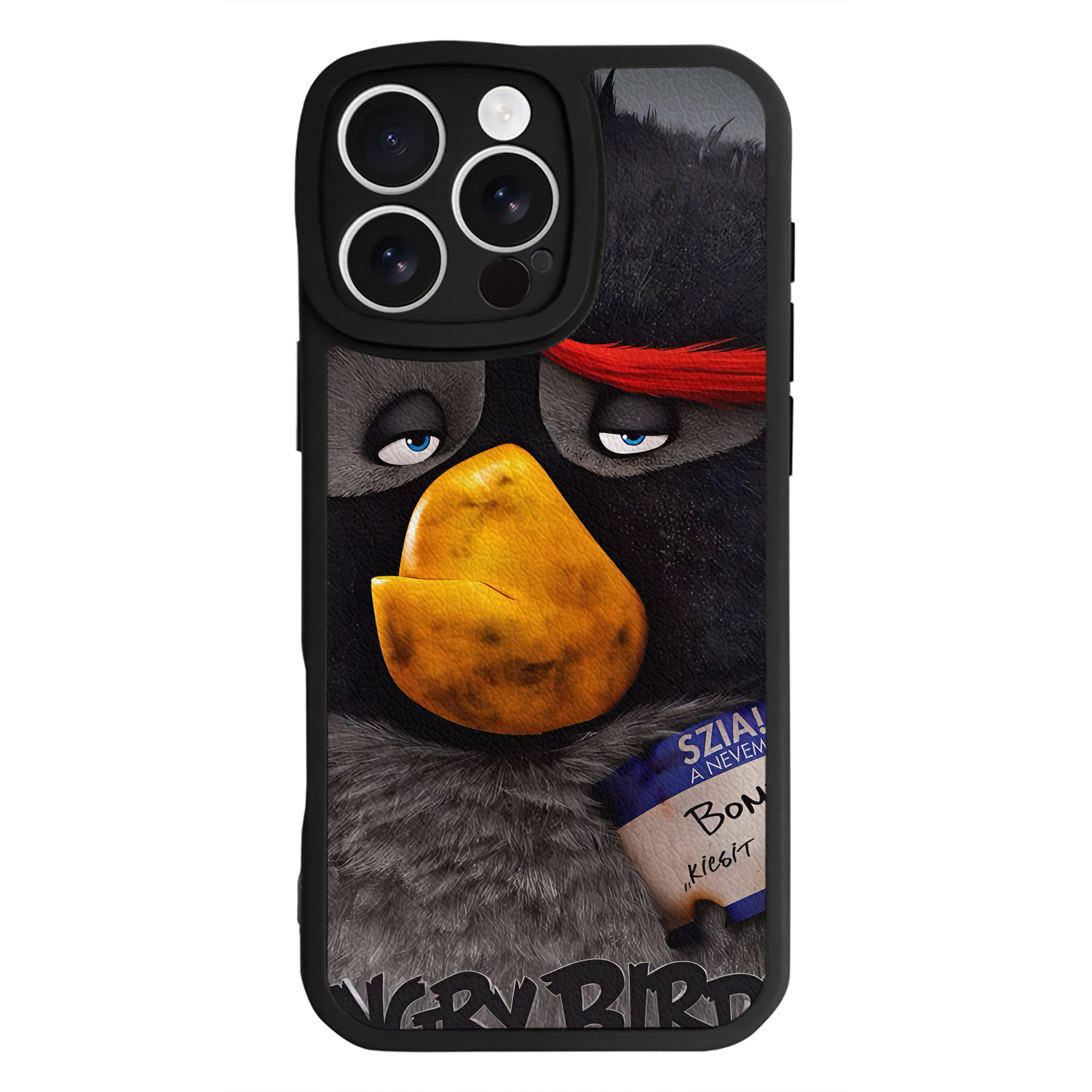 （画像用） Angry Birds アングリーバード 【iPhone 16シリーズ対応】シリコンスマホケース（レザー調） 材質：シリコン